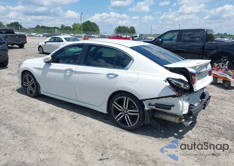 2016 Honda Accord Sport из США, поврежденный, VIN 1HGCR2F6XGA242701